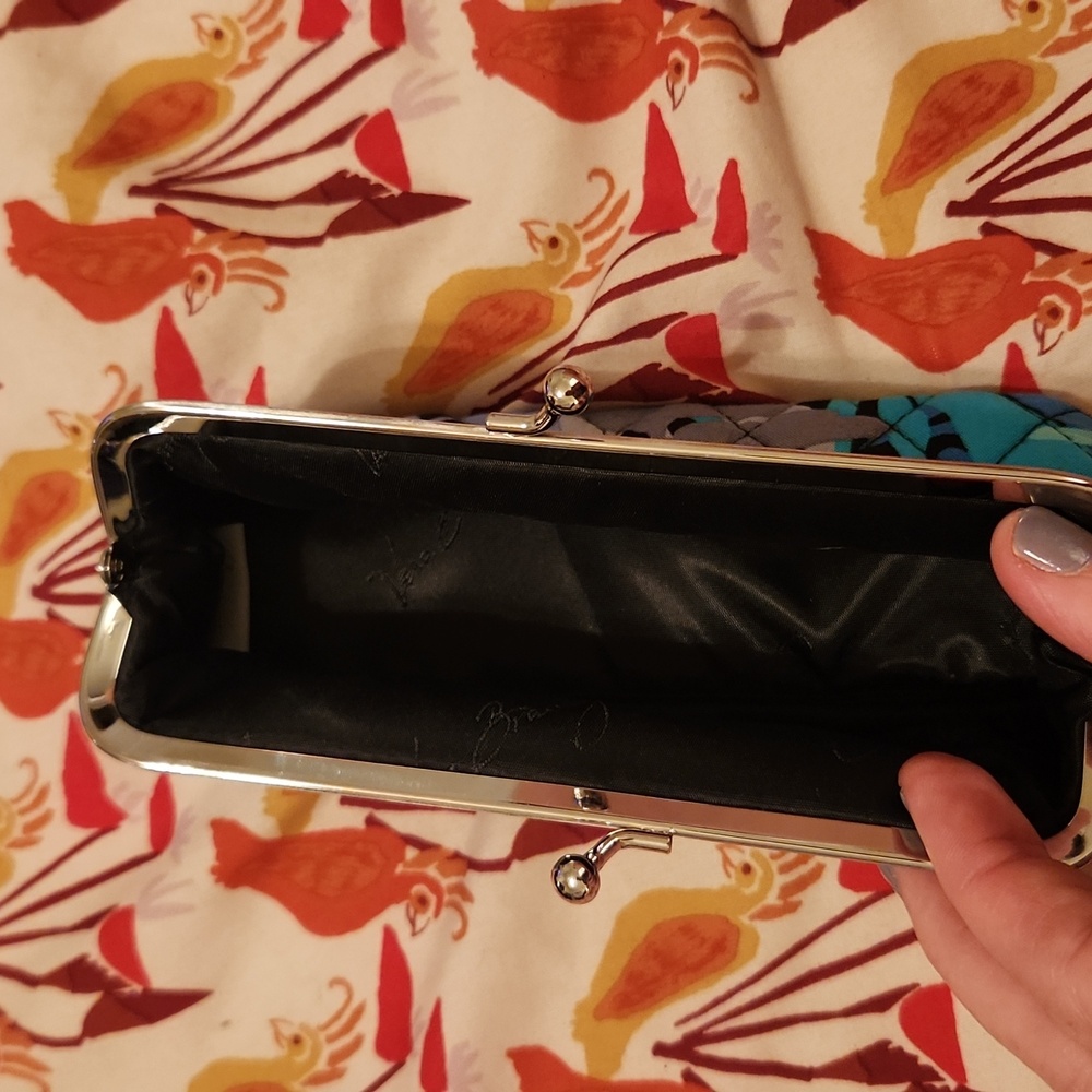 Vera Bradley CamoFloral Kisslock Pouch - Picture 5 of 5